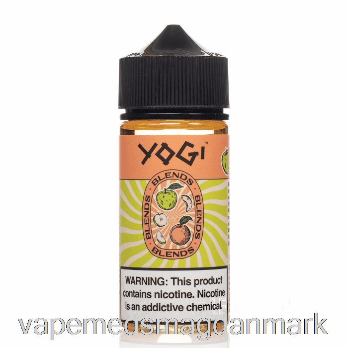 Engangs Vape Danmark æble Fersken Is - Yogi Blandinger - 100ml 3mg